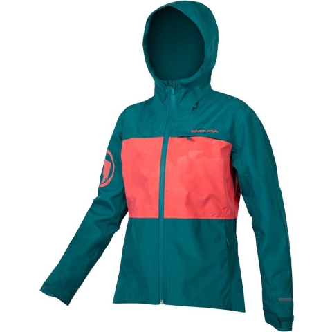 Endura Singletrack Ii Jasje Groen,Rood L Vrouw