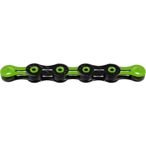KMC DLC 12 speed Fietsketting - Zwart/Groen