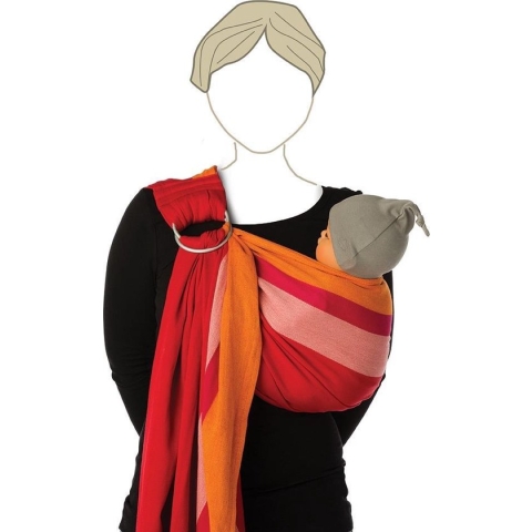 Babylonia draagdoek - BB-sling - Papaya - unpadded
