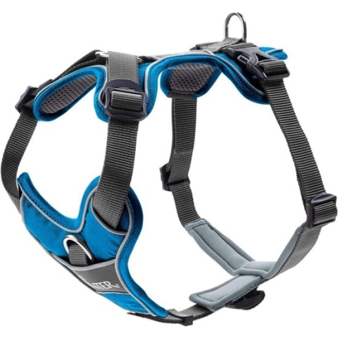 Hondentuigje Hunter Divo 79-107 cm Blauw L/XL