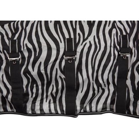 Premiere Vliegendeken mesh/combim/vaste hals en buikflap 155 Zebra