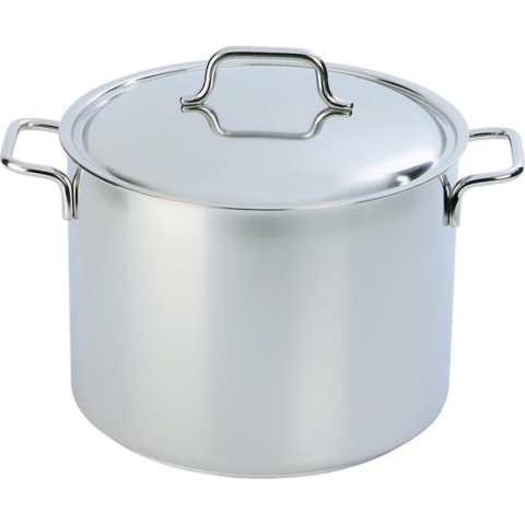 Demeyere Apollo Kookpan - met Deksel - Ø 24 cm - 8 L - Zilver