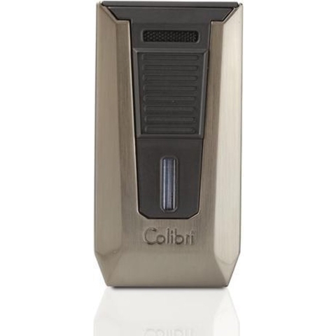 Colibri aansteker Double Flame Slide Gunmetal/Black