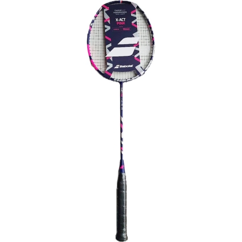 Babolat X-act badmintonracket - donkerblauw/roze