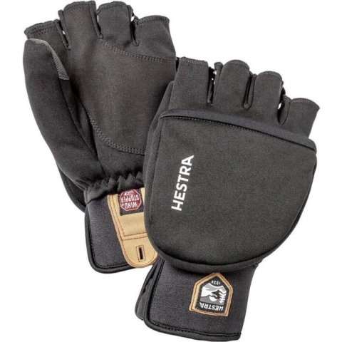 Hestra Windstopper Pullover Mitt - Black - Wintersport - Wintersportkleding - Handschoenen