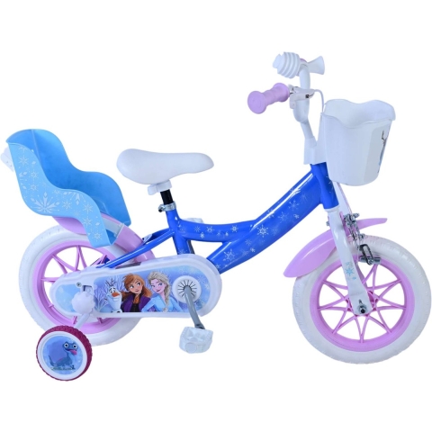 Disney Frozen Kinderfiets - Meisjes - 12 inch - Blauw