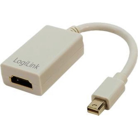 LogiLink CV0036A kabeladapter/verloopstukje Mini DisplayPort HDMI A Grijs