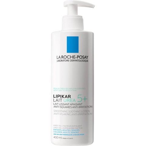 La Roche-Posay Lipikar Lait Urea 5+ -Huidverzorging - voor een zeer droge, ruwe en schilferige huid - 400ml