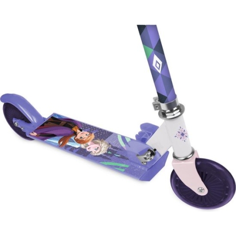 Disney Frozen 2 2-wiel Kinderstep Meisjes Aluminium Paars