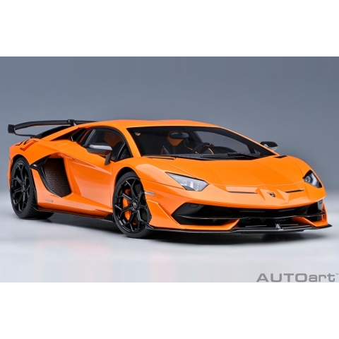 AUTOart 1/18 Lamborghini Aventador SVJ, Arancio Atlas