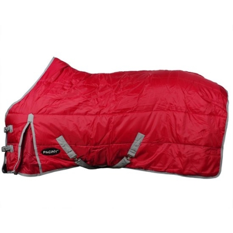 Pagony Deluxe II Staldeken - Paardendeken - Maat: 165 - Rood - Polyester