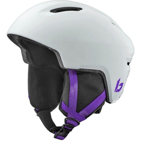 Bollé Atmos Youth MIPS Skihelm | White Purple Matte | Maat: 52 - 55 cm