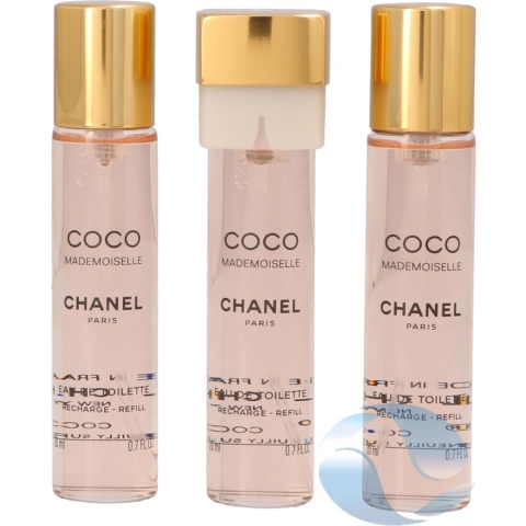 Chanel Coco Mademoiselle Geschenkset - 3x Eau de Toilette Refill