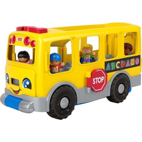 Fisher-Price Little People Grote schoolbus - Peuter speelgoed speelfigurenset