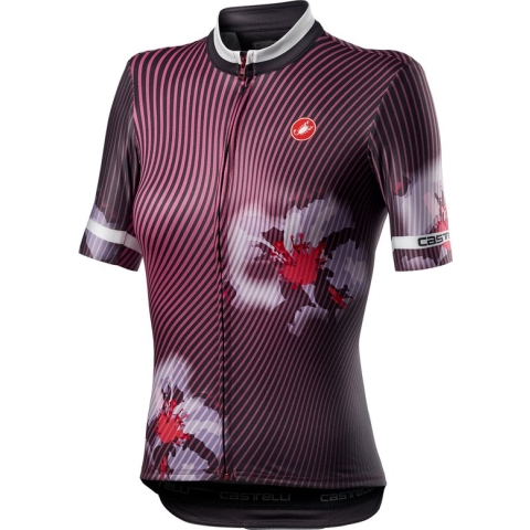 Castelli Fietsshirt korte mouwen Dames Bordeaux  - PRIMAVERA JERSEY BORDEAUX -   S