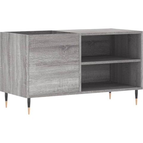 vidaXL-Platenkast-85x38x48-cm-bewerkt-hout-grijs-sonoma-eikenkleurig