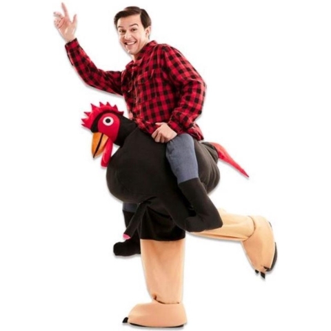 Witbaard Kostuum Carry Me! Haan Polyester Bruin/zwart Maat M/l