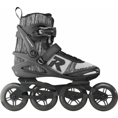 ROCES Inlineskates Unisex THREAD 90 Salt-N-Pepa - Zwart/Grijs 45