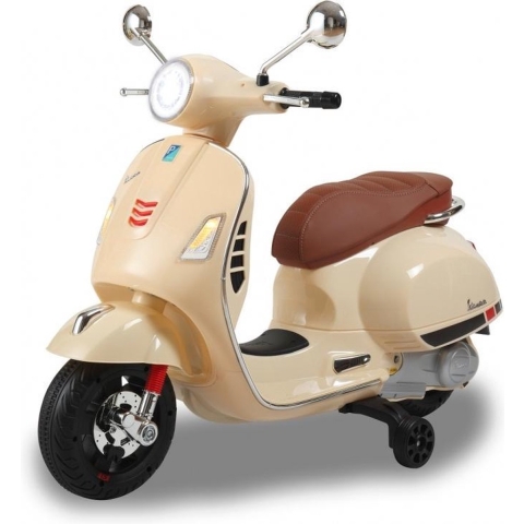 Jamara Elektrische Kinderscooter Vespa Gts 125 12v Beige