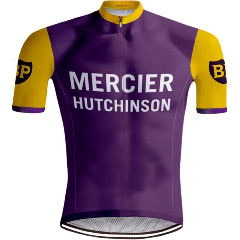 Retro Wielershirt Mercier Hutchinson - REDTED (3XL)