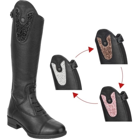 Suedwind Nova Kids Fun Leather - Convertibel - Kleur: Black - Schoenmaat: 37 - Kuit/hoogte: Normal