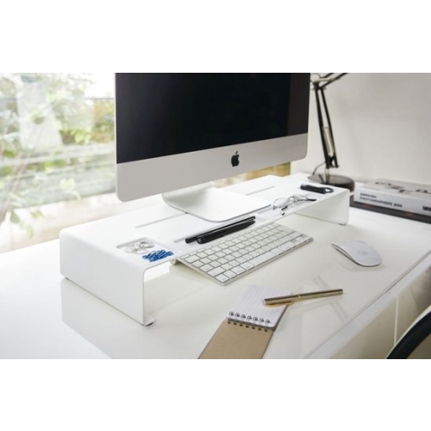 Yamazaki PC Monitorstandaard - Tower - Wit