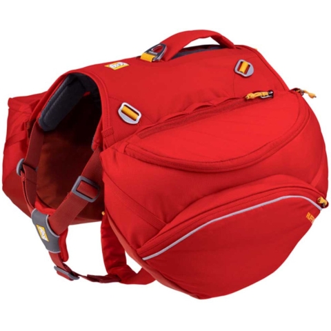 RUFFWEAR Palisades™ Honden Zadeltas - Red Sumac - M