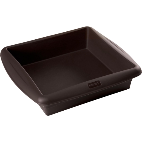 Lurch Flexiform Lasagne vierkante bakvorm - silicone - zwart - 18x18xm