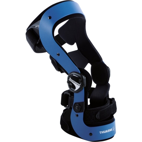 Thuasne Rebel Kniebrace Blauw-Links-Maat XL
