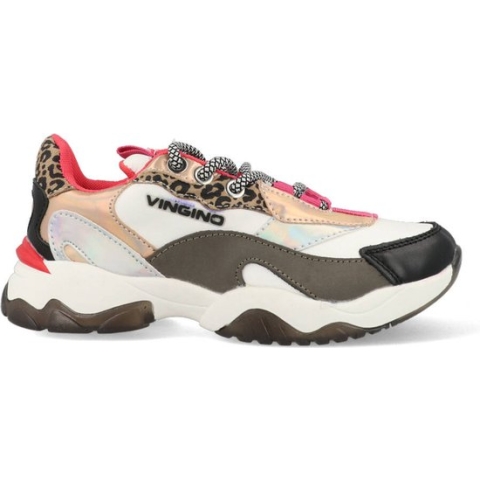 Vingino Vincia Sneaker - Meisjes - Multicolor white - Maat 28