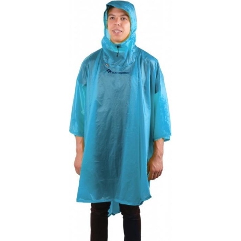 Sea To Summit Poncho 15d One Size Nylon Blauw