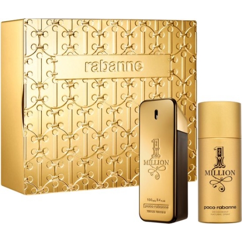 Parfumset voor Heren Paco Rabanne EDT One million 2 Onderdelen