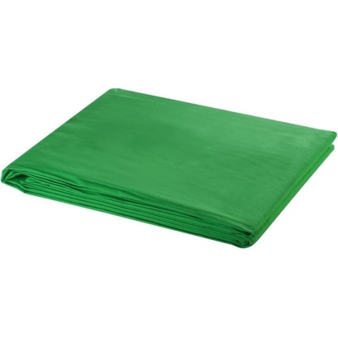 vidaXL Achtergrond chromakey 300x300 cm katoen groen