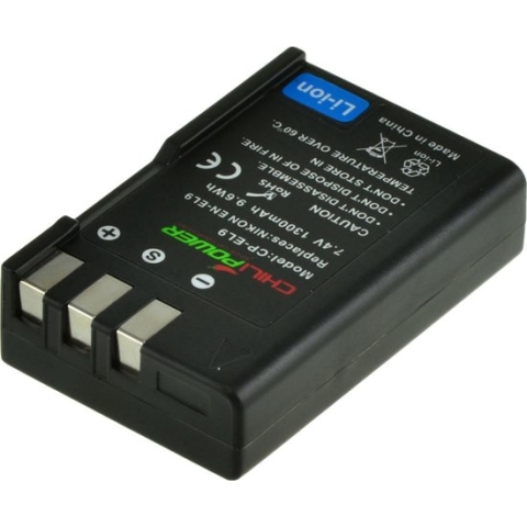 ChiliPower EN-EL9 accu voor Nikon - 1300mAh