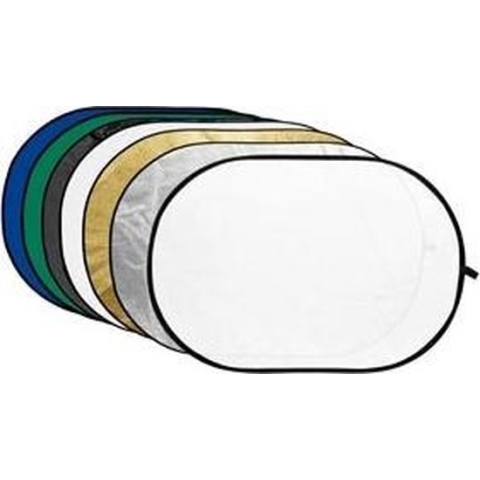 Godox reflectieschermen 7-in-1 Gold, Silver, Black, White, Translucent, Blue, Green - 150x200cm