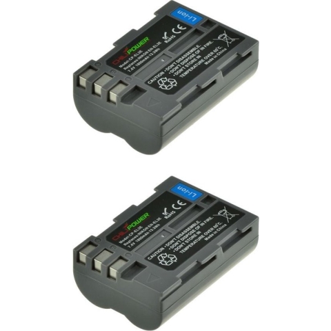 ChiliPower EN-EL3E accu voor Nikon - 1800mAh - 2-Pack