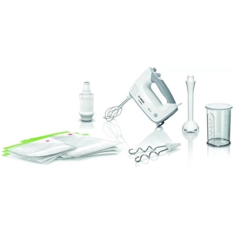 Bosch MFQ364V0 ErgoMixx - Vacuum Handmixer - 450W - Wit