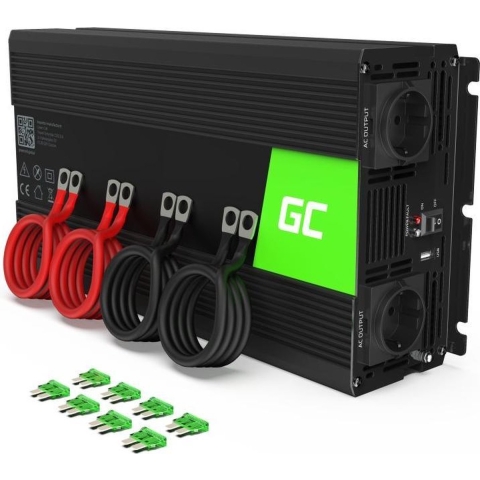 Spanningsomvormer Inverter 24V naar 230V 3000W / 6000W Gemodificeerde sinusgolf