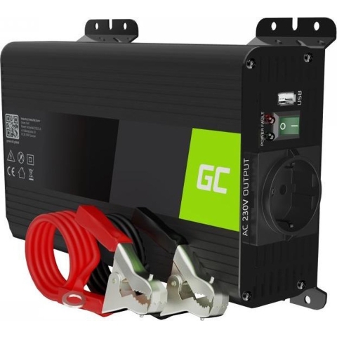 Spanningsomvormer PRO 12V naar 230V 300W / 600W Zuivere sinus