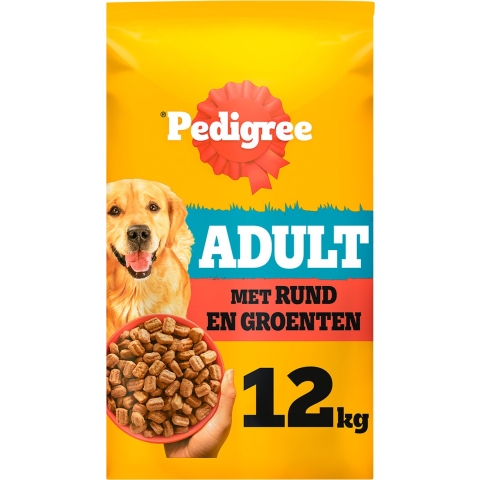 Pedigree Adult met rund & groenten hondenvoer 2 x 12 kg