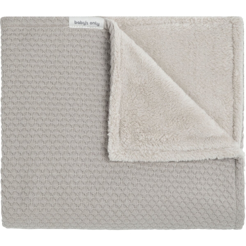 Baby’s Only Ledikantdeken Teddy Sky – 100×135 cm. - Urban Taupe