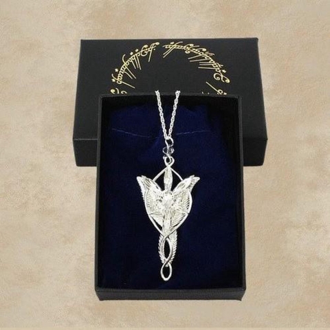 Lord Of The Rings Pendant Arwen´S Evenstar (Silver Plated)