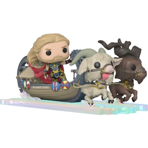 Thor: Love & Thunder POP! Rides Super Deluxe Vinyl Figure Thor & Goat Boat 13 Cm