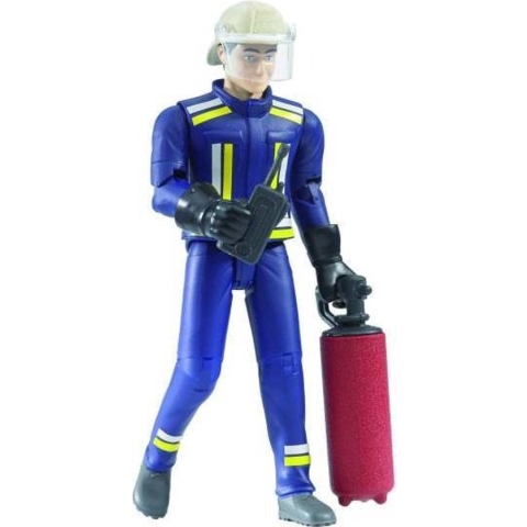 Bruder Bworld Brandweerman met Brandblusser