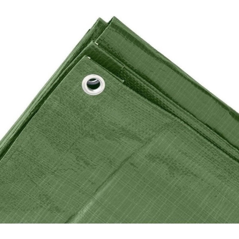 Groen afdekzeil / dekzeil 10 x 12 meter -