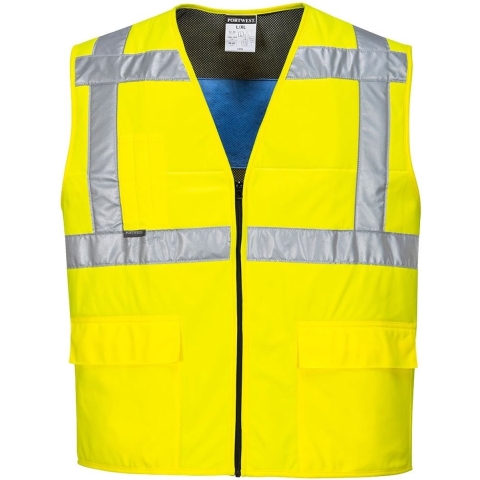 Koelvest geel L/XL - Koelvest geel L/XL