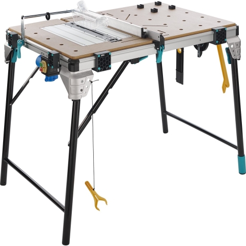 Wolfcraft 6918000 master cut 2600 machinetafel EU Zwart, Zilver