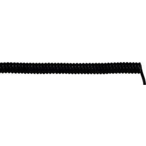 LAPP 73220247 Spiraalkabel UNITRONIC® SPIRAL 300 mm / 1200 mm 3 x 0.25 mm² Zwart 1 stuk(s)