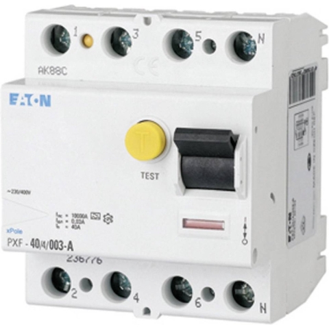 Eaton 236780 PXF-63/4/003-A Aardlekschakelaar A 4-polig 63 A 0.03 A 400 V