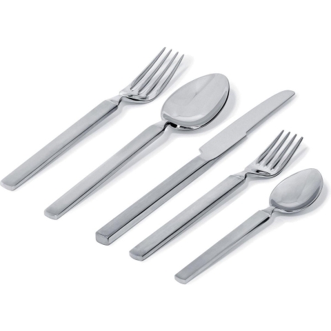 Alessi Bestekset Dry - 4180S5 - 5-delig - door Achille Castiglioni